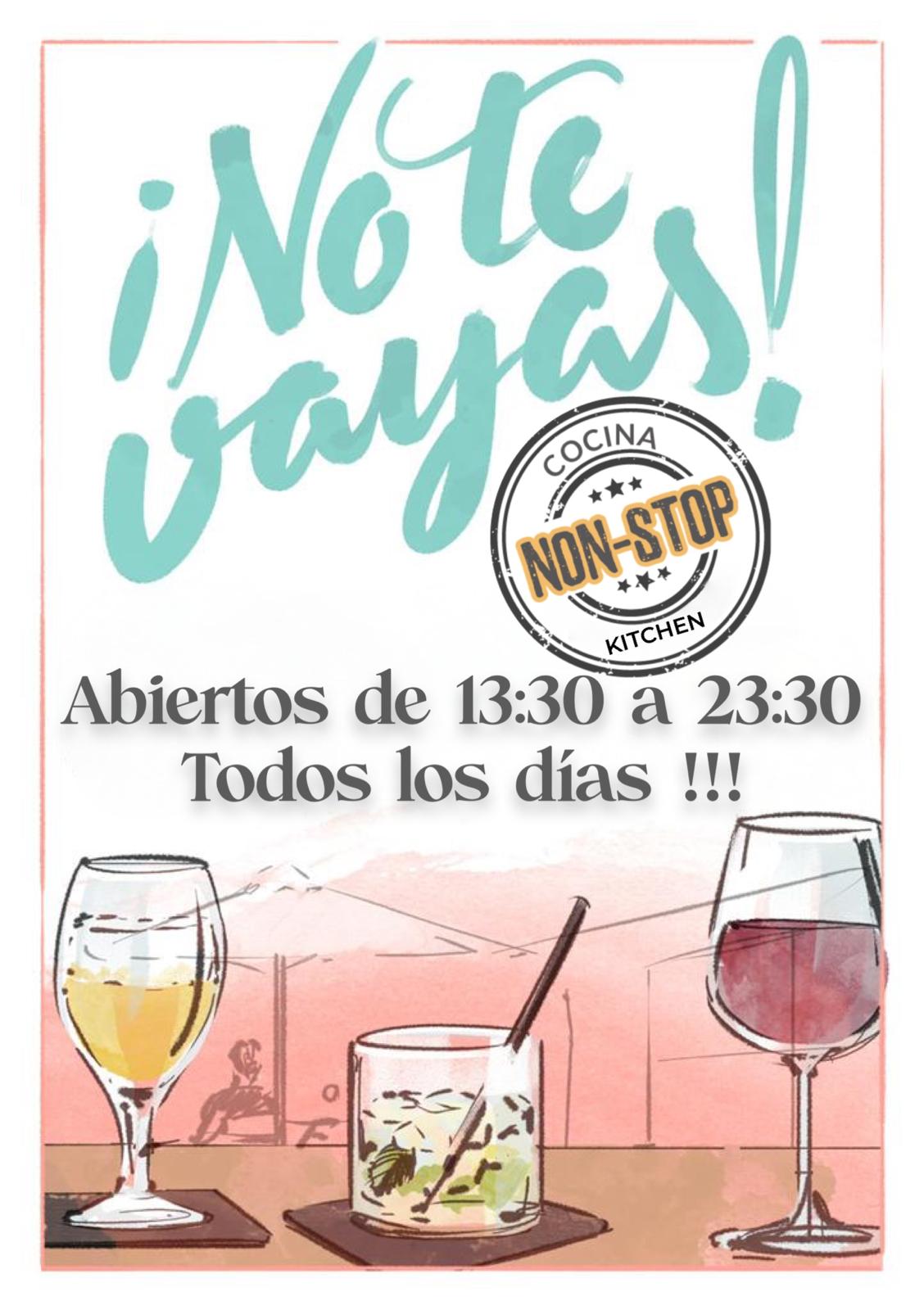 NonStop !!! Abiertos todo el día !!!