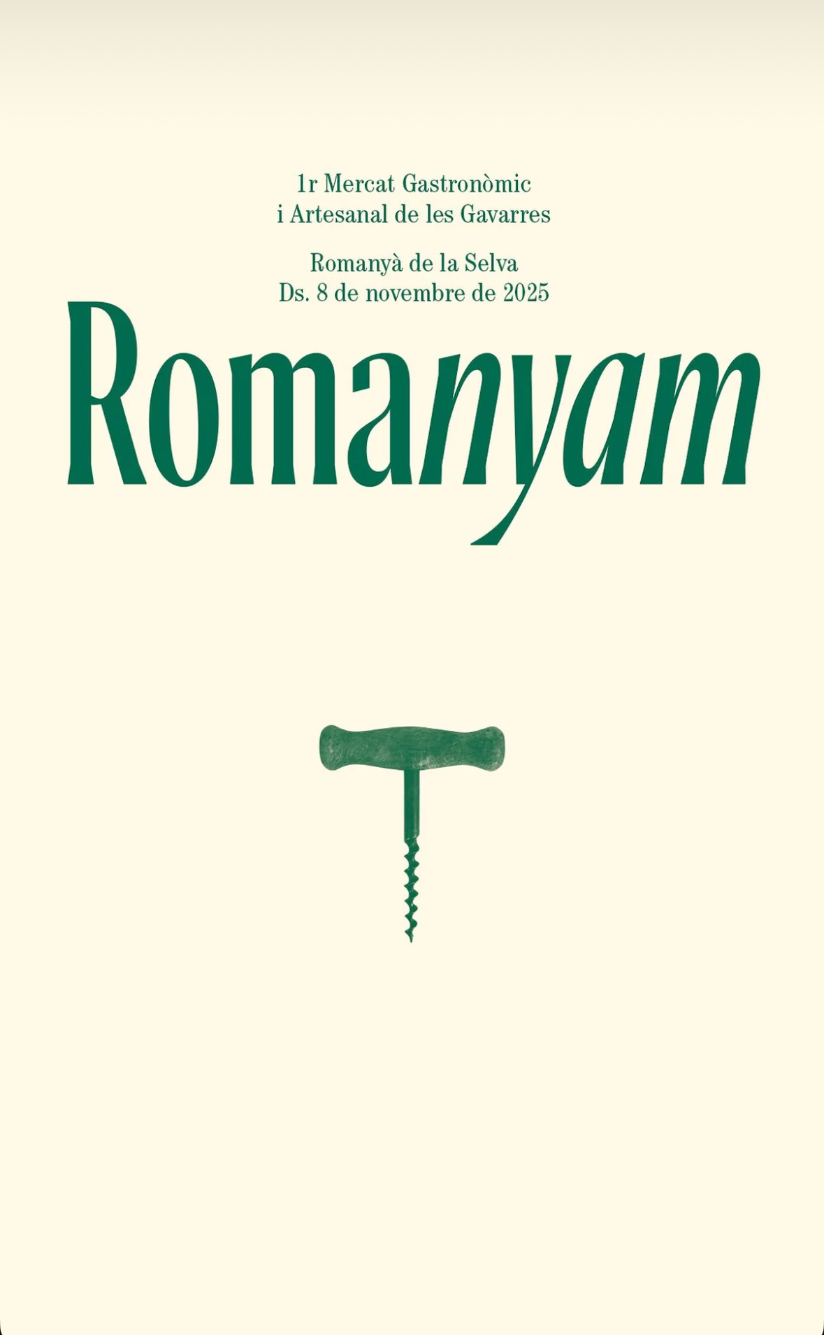 Sábado 8 de noviembre la primera edición de "Romanyam", el Mercado Gastronómico y Artesanal de Les Gavarres”,
