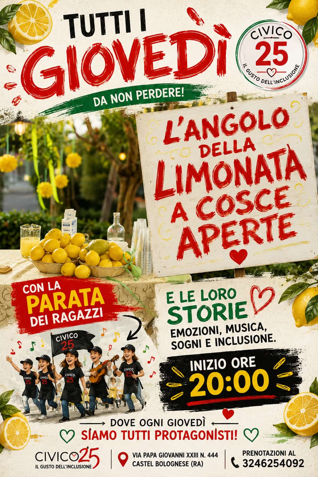 Ogni giovedì il gusto si trasforma in spettacolo!