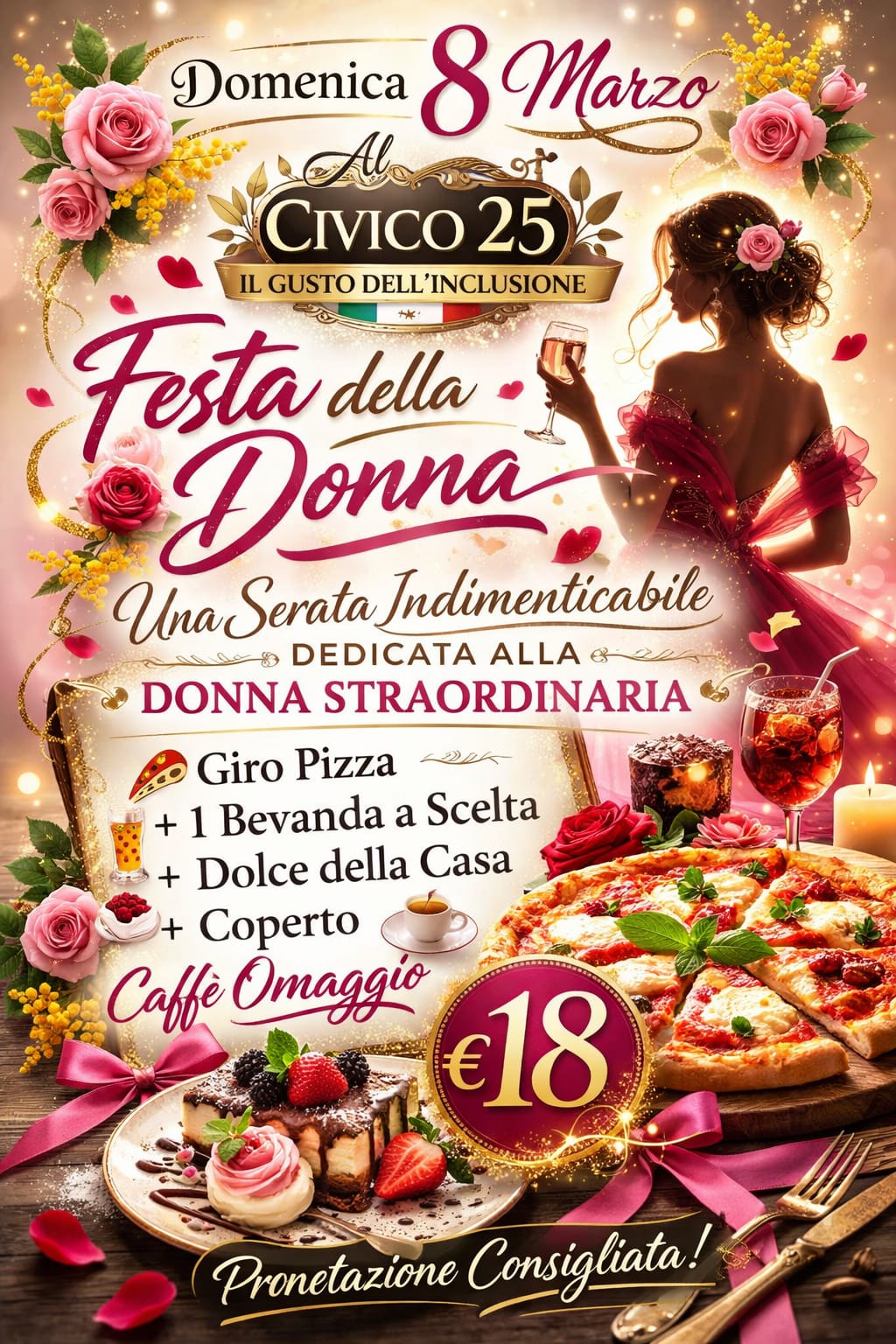 FESTA DELLA DONNA Domenica 8 Marzo
