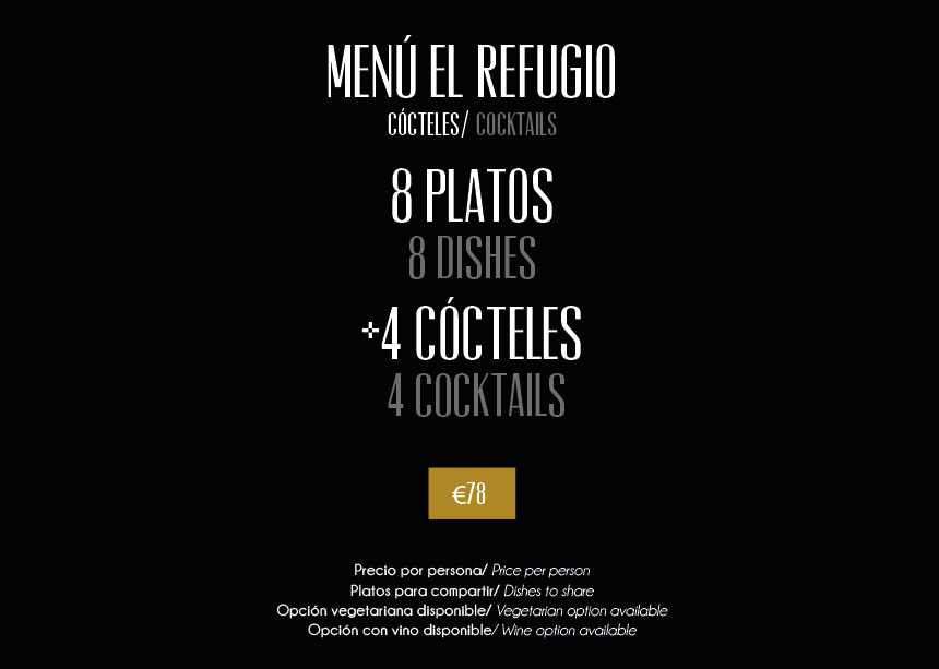 MENÚ DEGUSTACIÓN