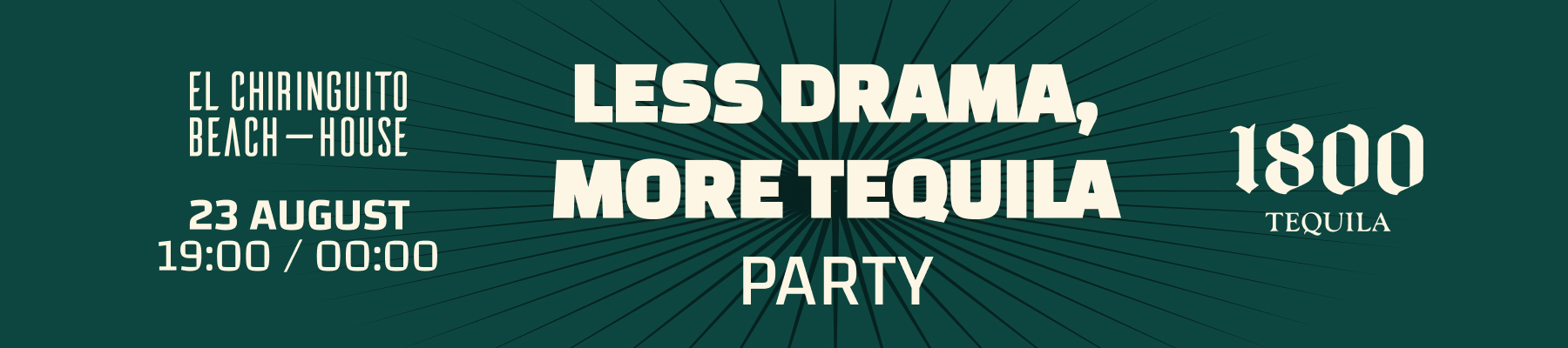 LESS DRAMA, MORE TEQUILA