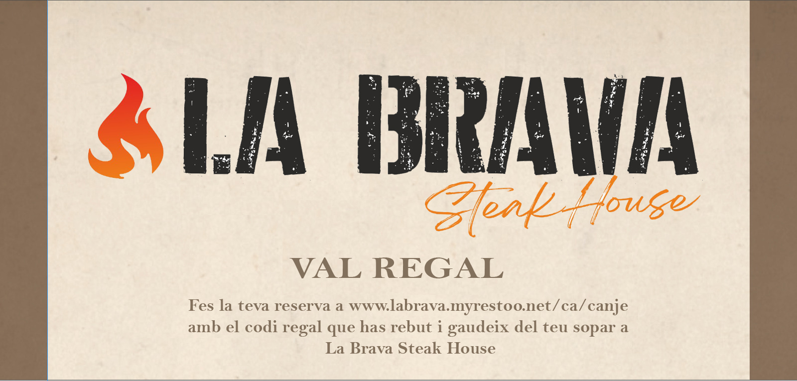 VALE REGALO