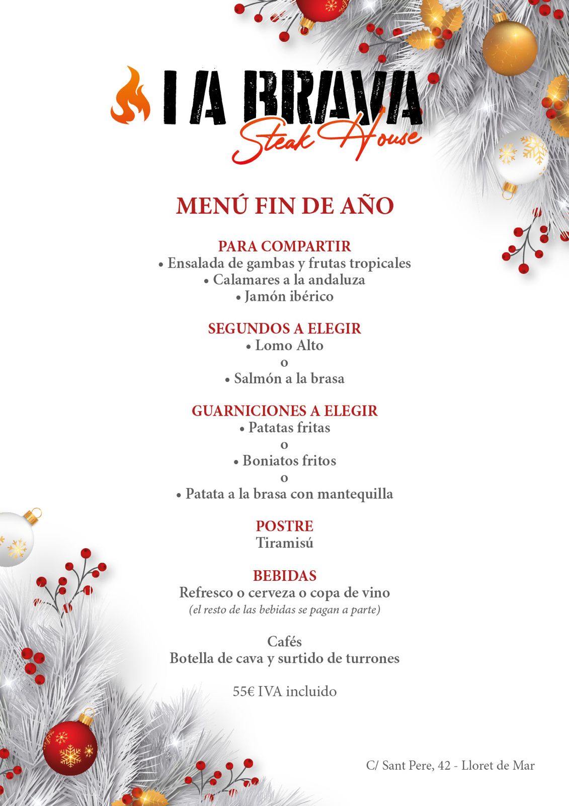 Dîner du réveillon du Nouvel An