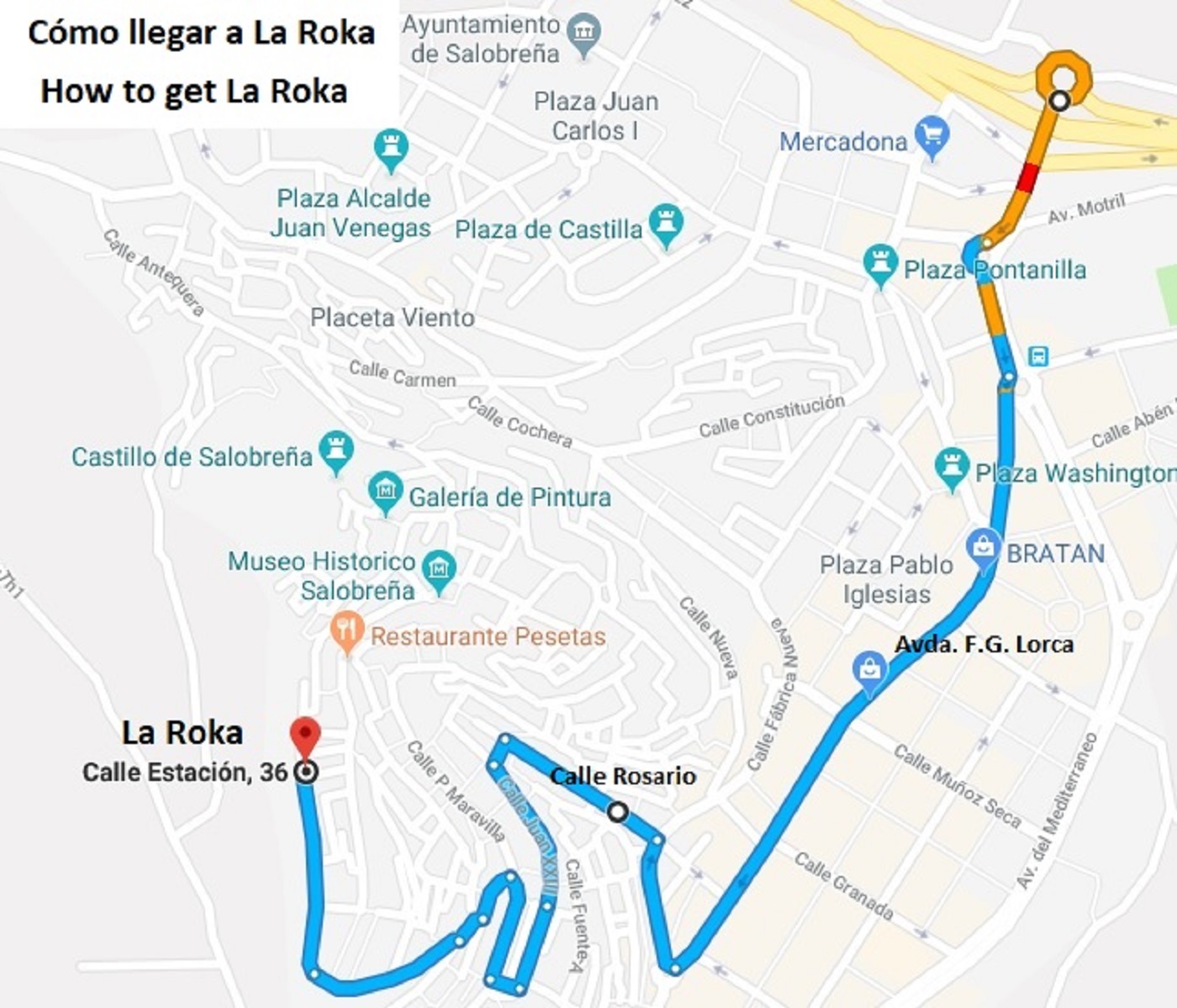 Cómo llegar a La Roka
