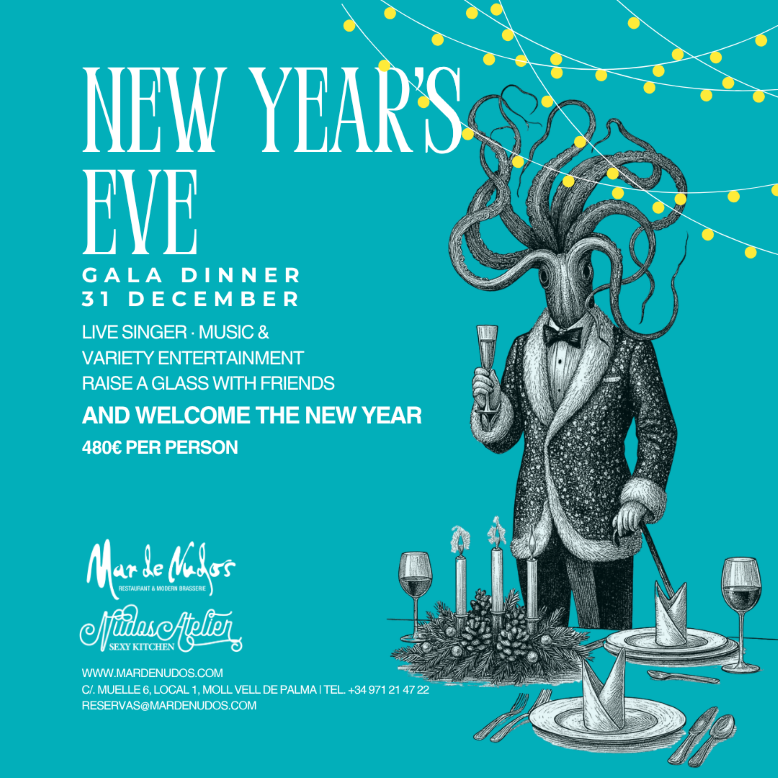 Nochevieja en Mar de Nudos. Reserva Ahora!