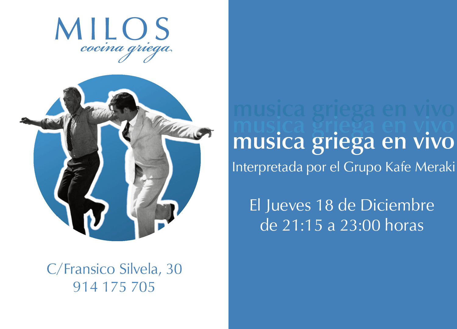 ¡Musica griega en vivo!