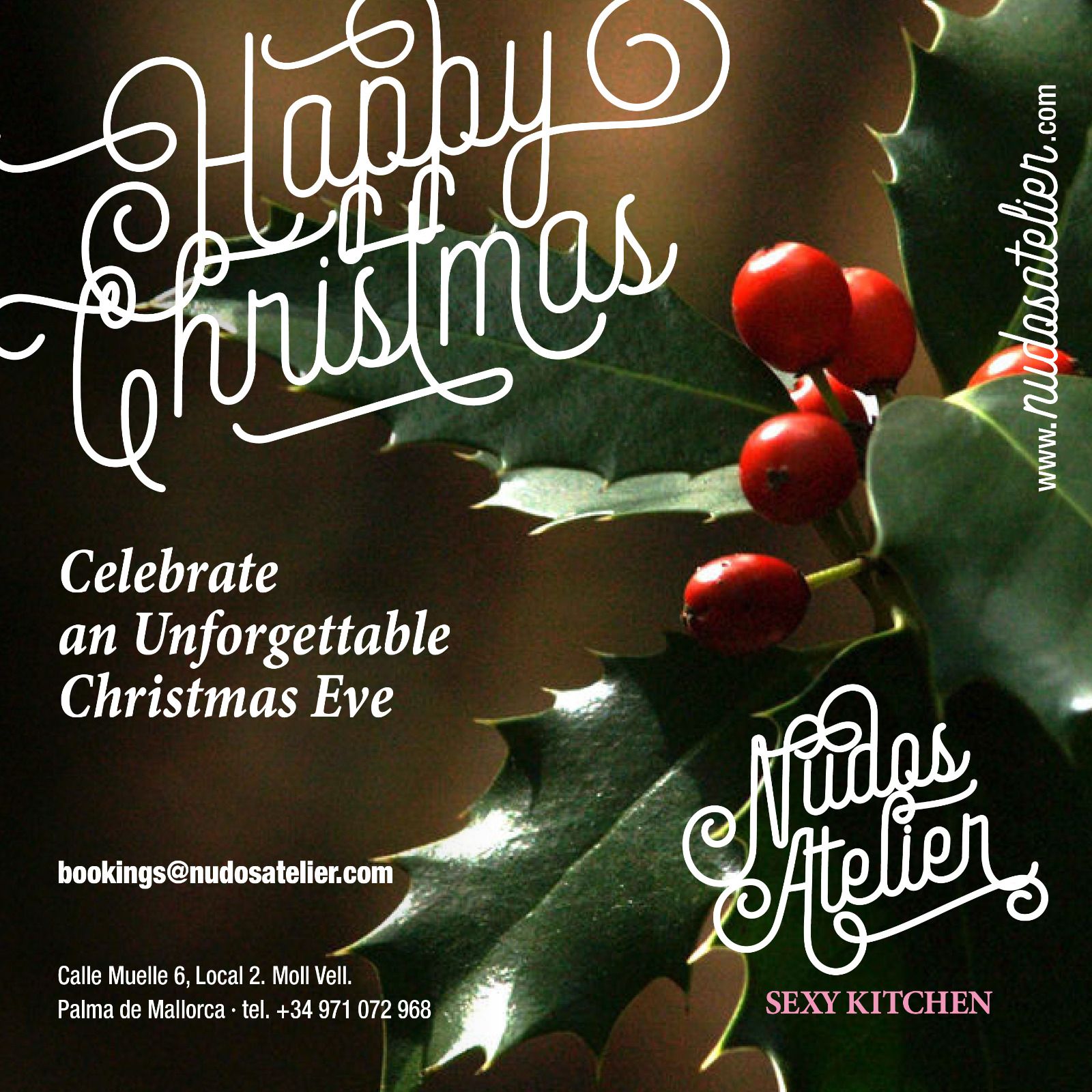 Cena de Nochebuena en Nudos Atelier