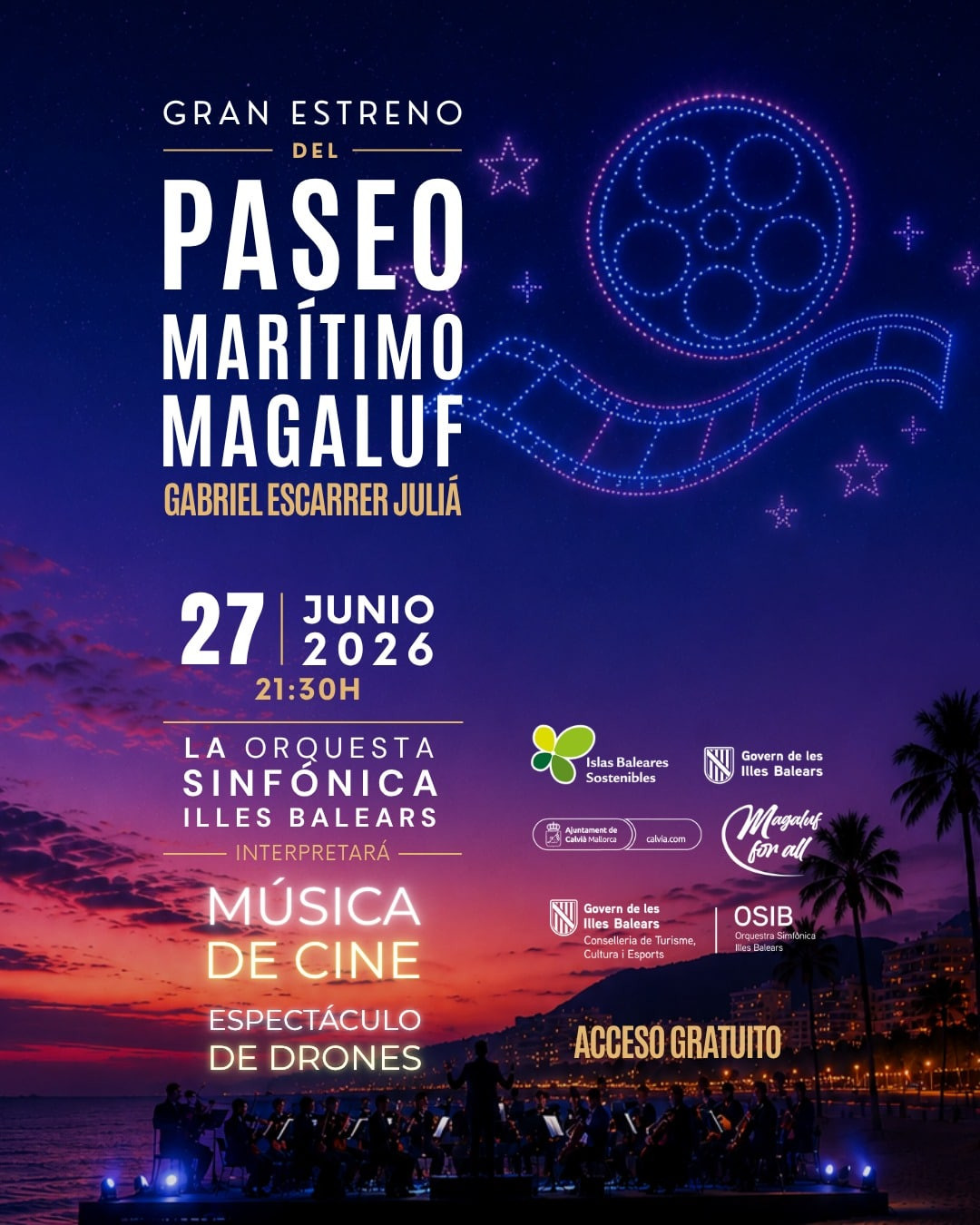 Gran Inauguración del nuevo paseo marítimo de Magalluf
