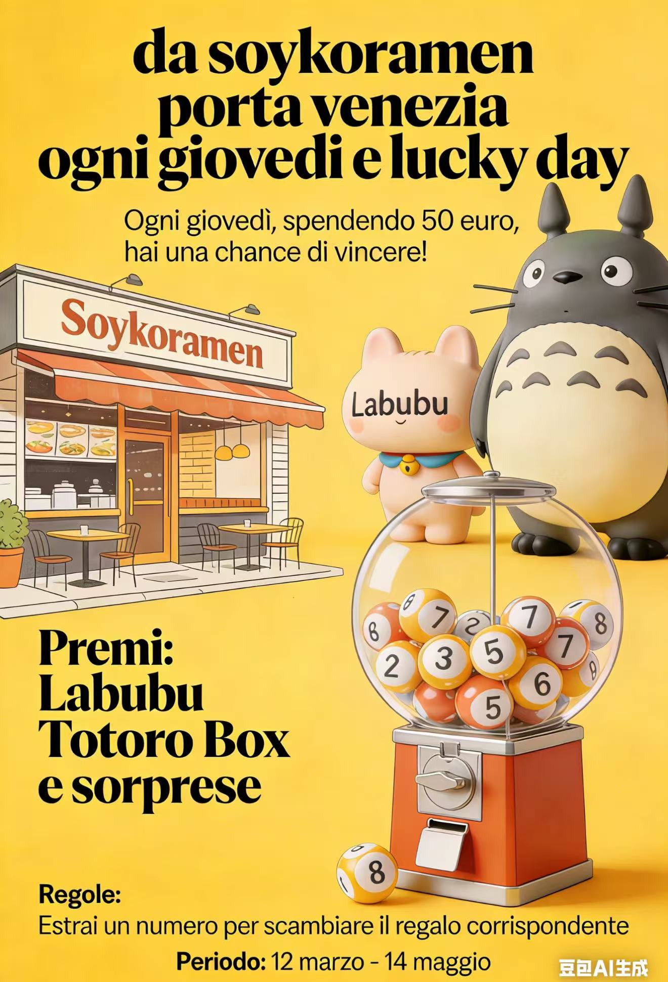 Ogni Giovedì è il tuo giorno fortunato!